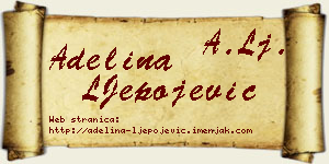 Adelina LJepojević vizit kartica
